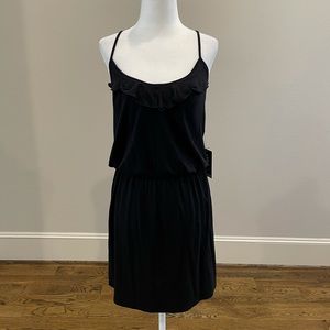 Express modal razorback dress in black